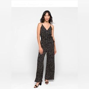 KAILEIGH Rochelle Knit Jumpsuit Black XXL